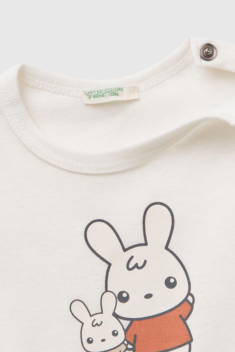 Yenidoğan BNT-NB TSHIRT EKRU