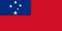Samoa Milli Gönder Bayrağı Raşel Dijital Baskı