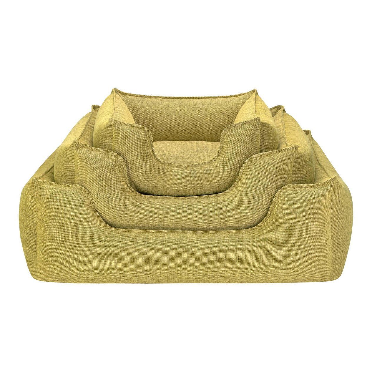 Pet Comfort Alpha  Sarı Köpek Yatağı M 80x65cm