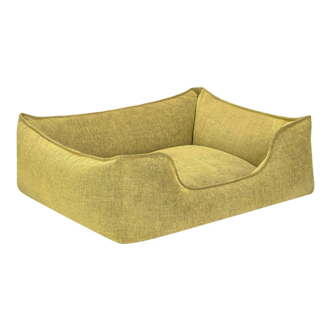 Pet Comfort Alpha  Sarı Köpek Yatağı M 80x65cm