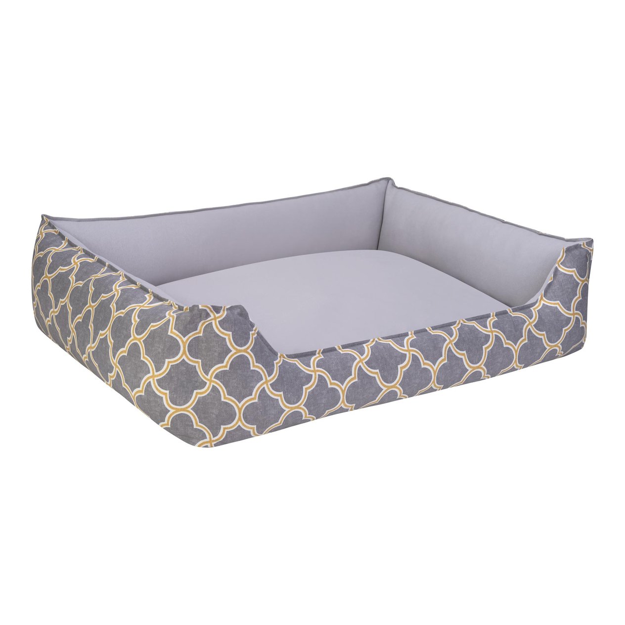 Pet Comfort Delta  Köpek Yatağı L.Gri/Gri L 105x80cm