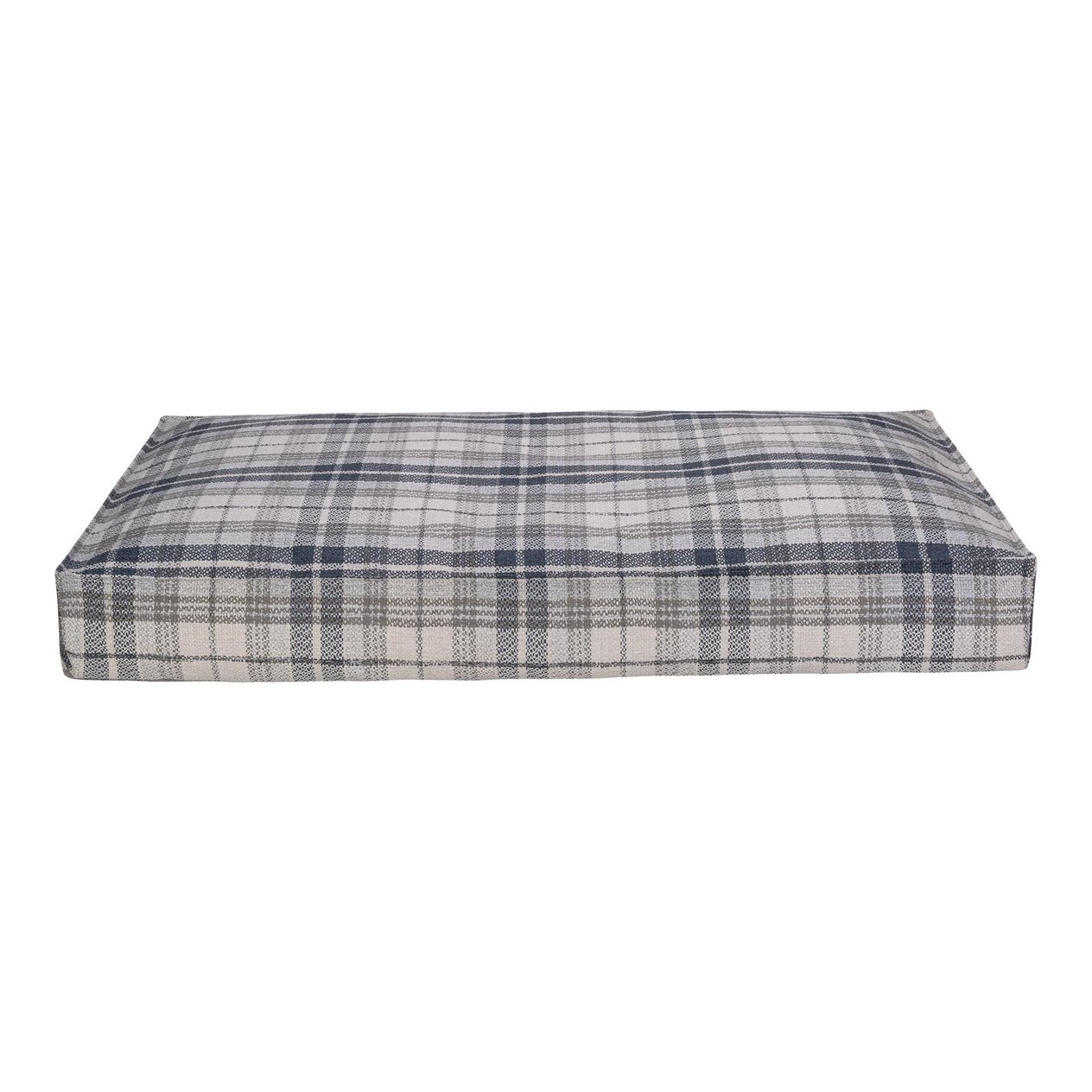 Pet Comfort Lima  Mavi Kareli Köpek Yatağı M 90x60cm