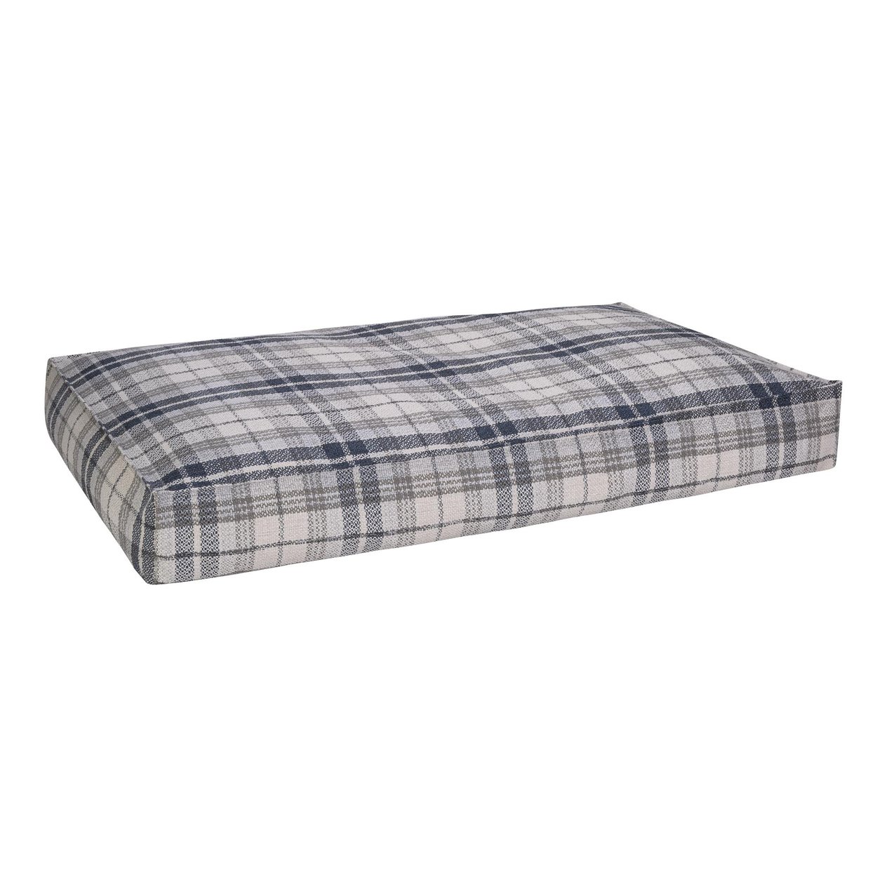 Pet Comfort Lima  Mavi Kareli Köpek Yatağı M 90x60cm