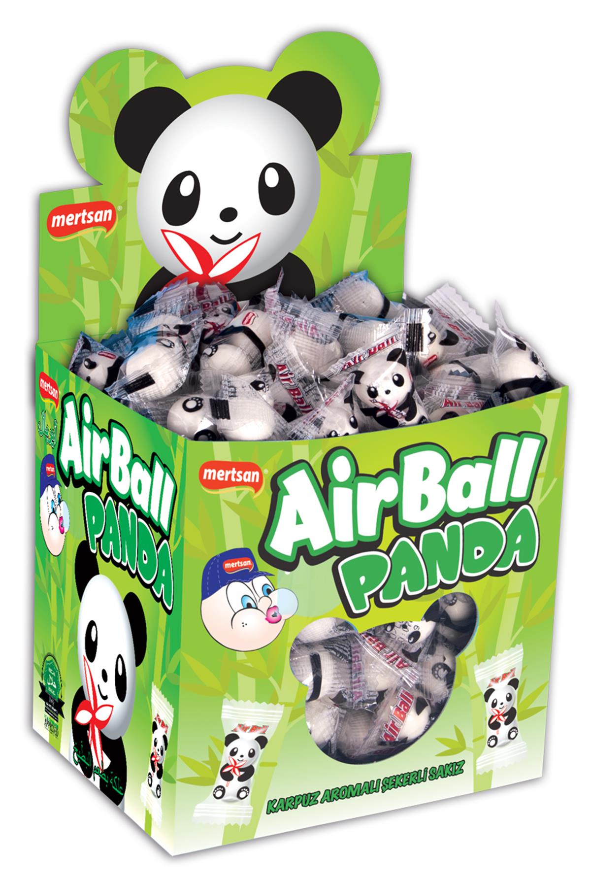 Airball Panda 100 lü 4 Gr Şekerli Sakız Karpuz