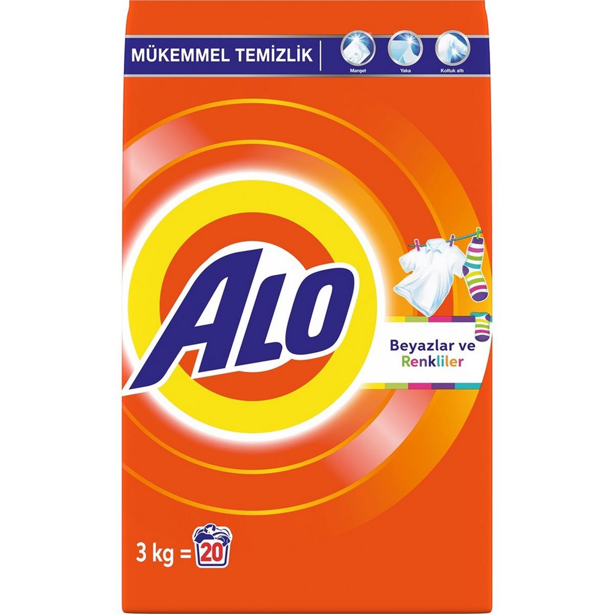 Alo 3 Kg Matik Beyazlar ve Renkliler