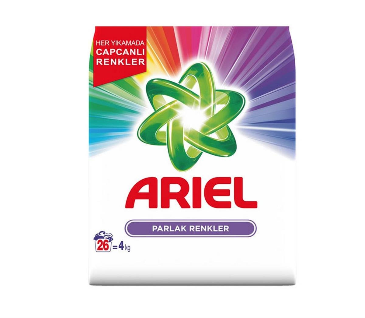 Ariel 4 kg Aqua Pudra Parlak Renkler