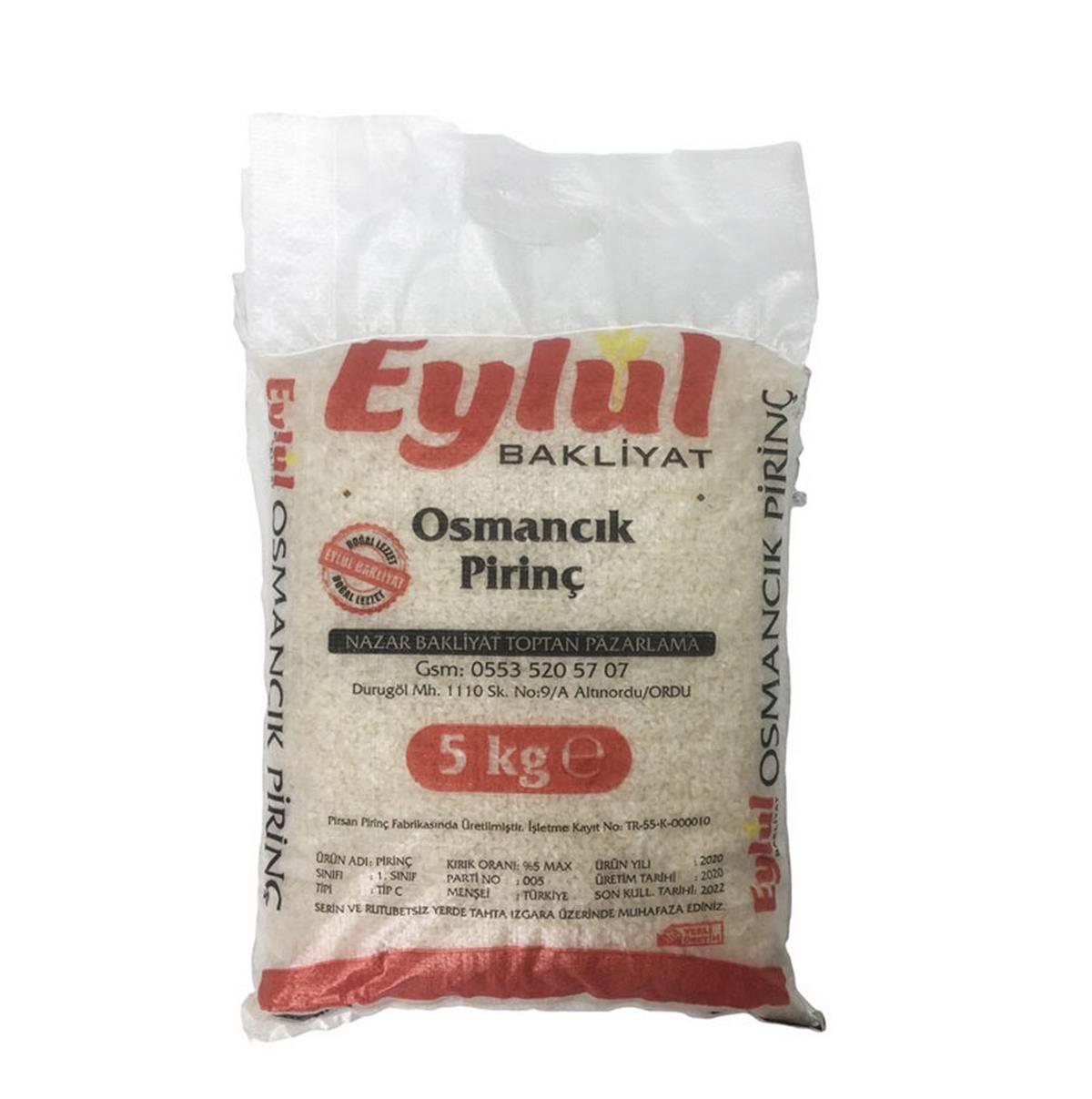 Eylül 5 kg Pirinç Osmancık
