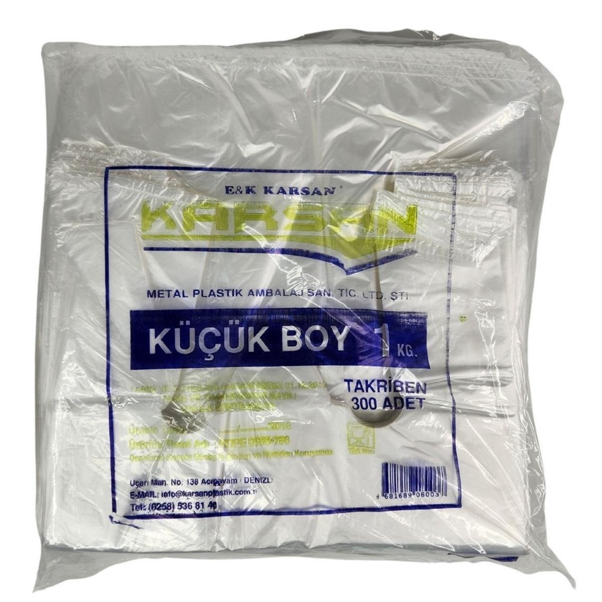 Karsan Şeffaf Poşet Küçük Boy 300 Adetli