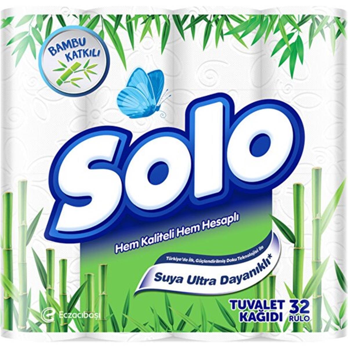 Solo 32 li Tuvalet Kağıdı Bambu