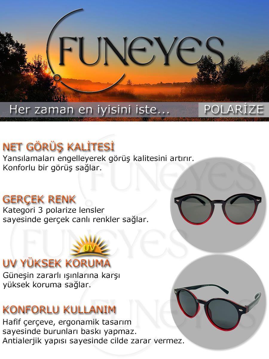 Yuvarlak Polarize Camlı 2 ile 10 yaş aralığı Esnek Kırılmaya Dayanıklı  Kız Erkek Çocuk Güneş Gözlüğü