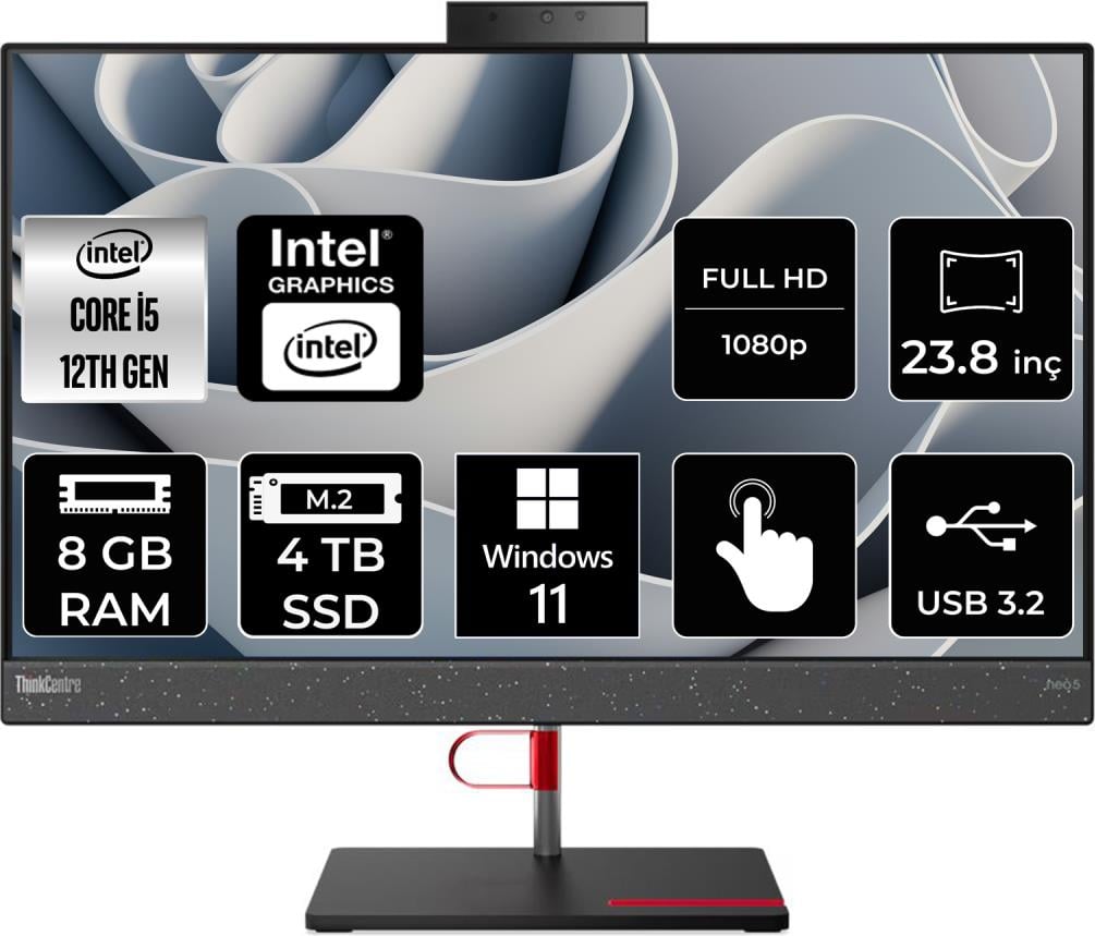 Lenovo Thinkcentre Neo 50A Intel Core I5 12450H 8gb 4tb SSD 23.8