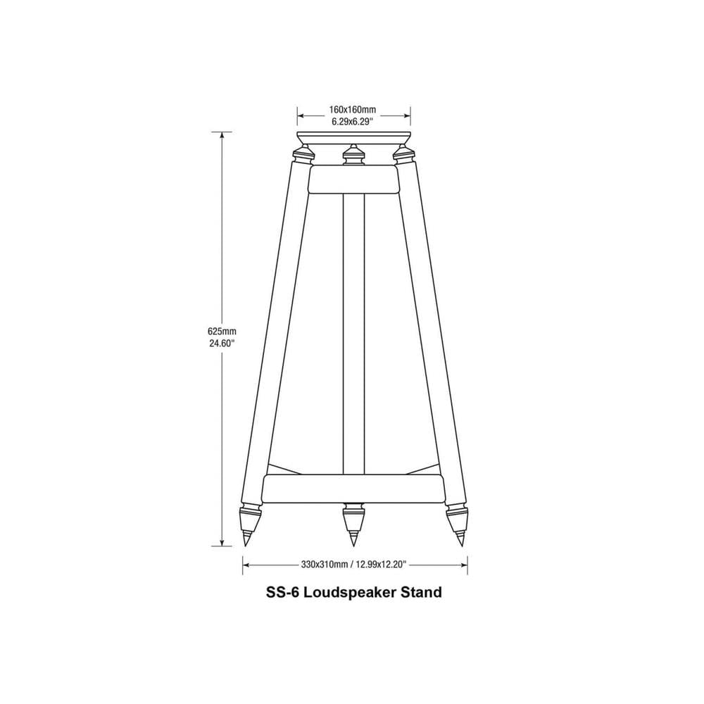 Solidsteel SS-6 Vintage Hoparlör Stand
