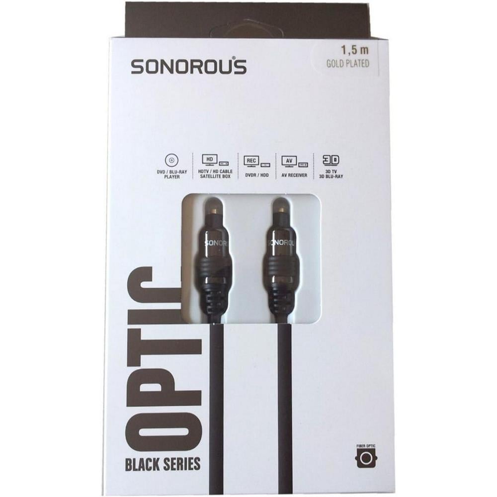 Sonorous Black Series Fiber Optik Kablo 3 Metre