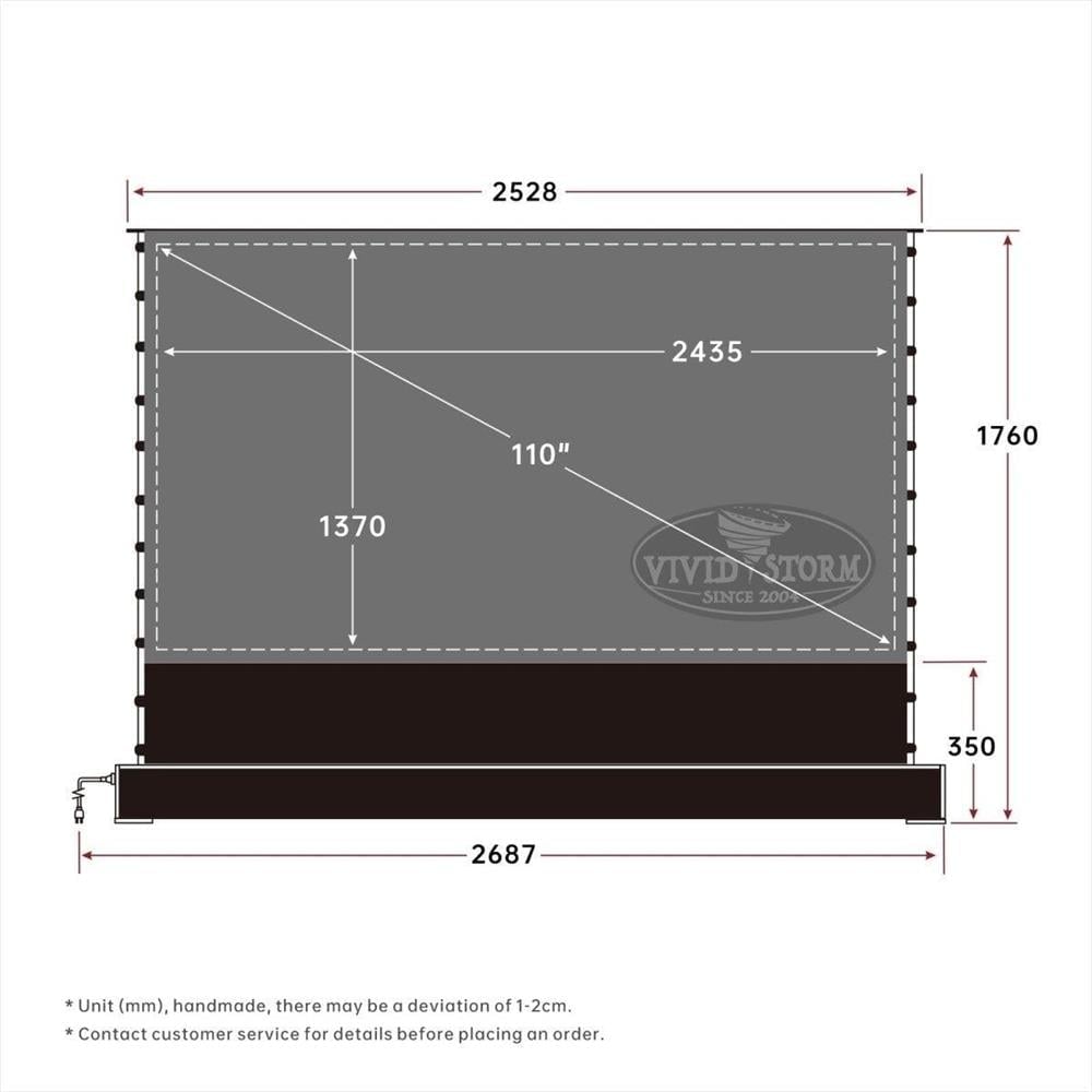 Vividstorm Motorlu S Pro UST ALR Perde 110