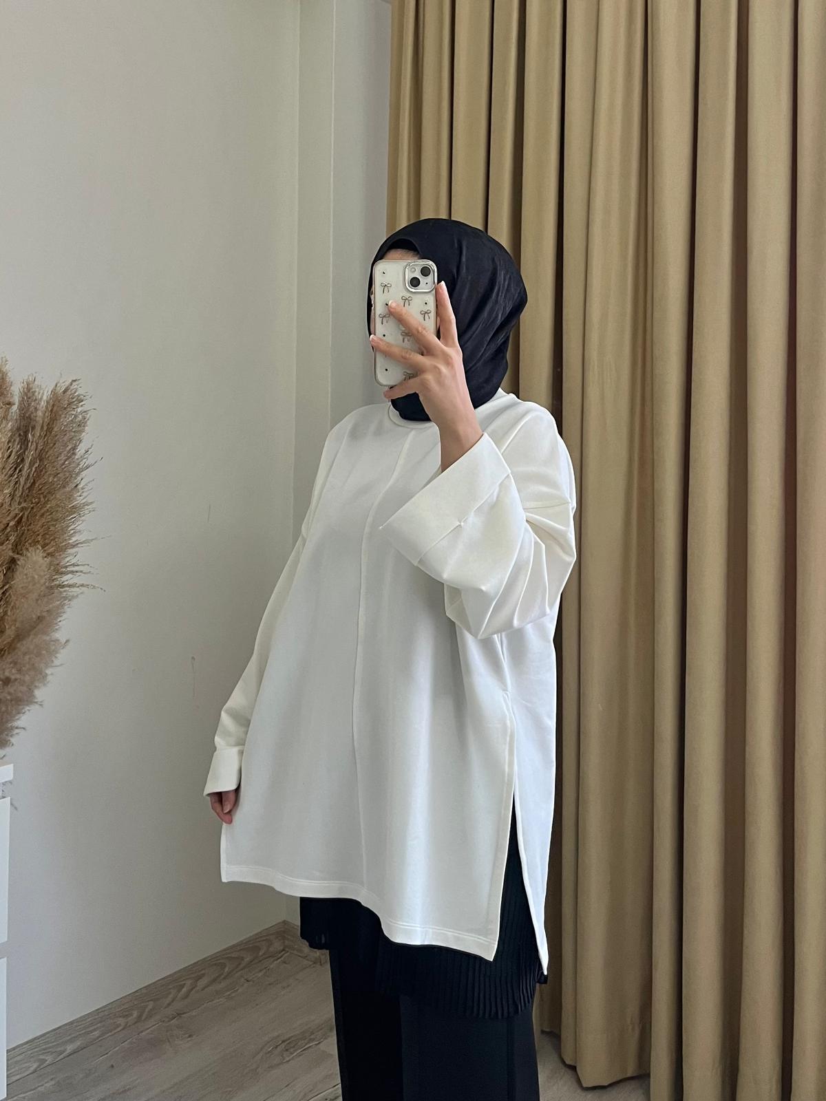 VANİLYA YIRTMAÇLI TUNİK