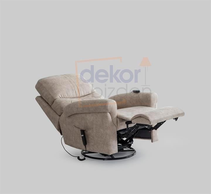 Dekorbizden Flora Baba Koltuğu 56 Plus Masajlı Krem