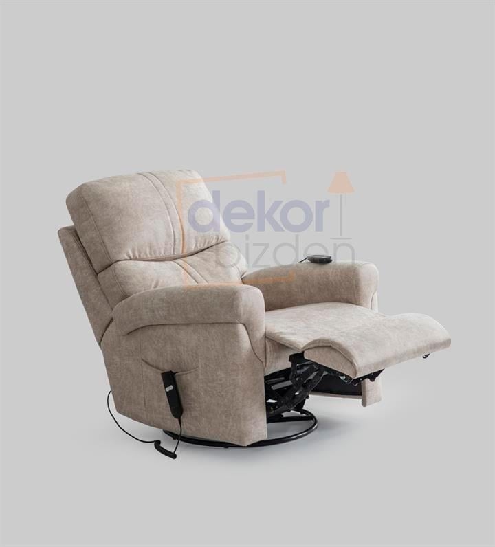 Dekorbizden Flora Baba Koltuğu 56 Plus Masajlı Krem