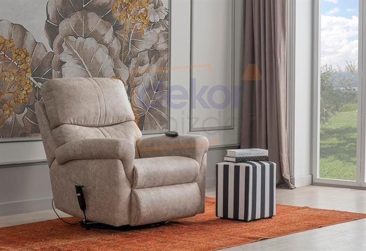 Dekorbizden Flora Baba Koltuğu 56 Plus Masajlı Krem