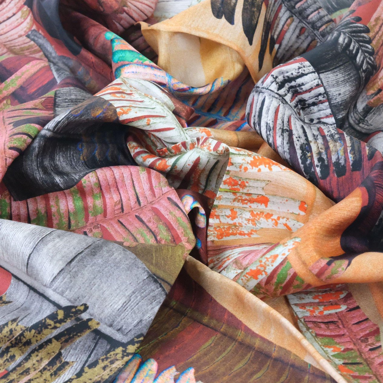 Aker %100 İpek - Twill Eşarp