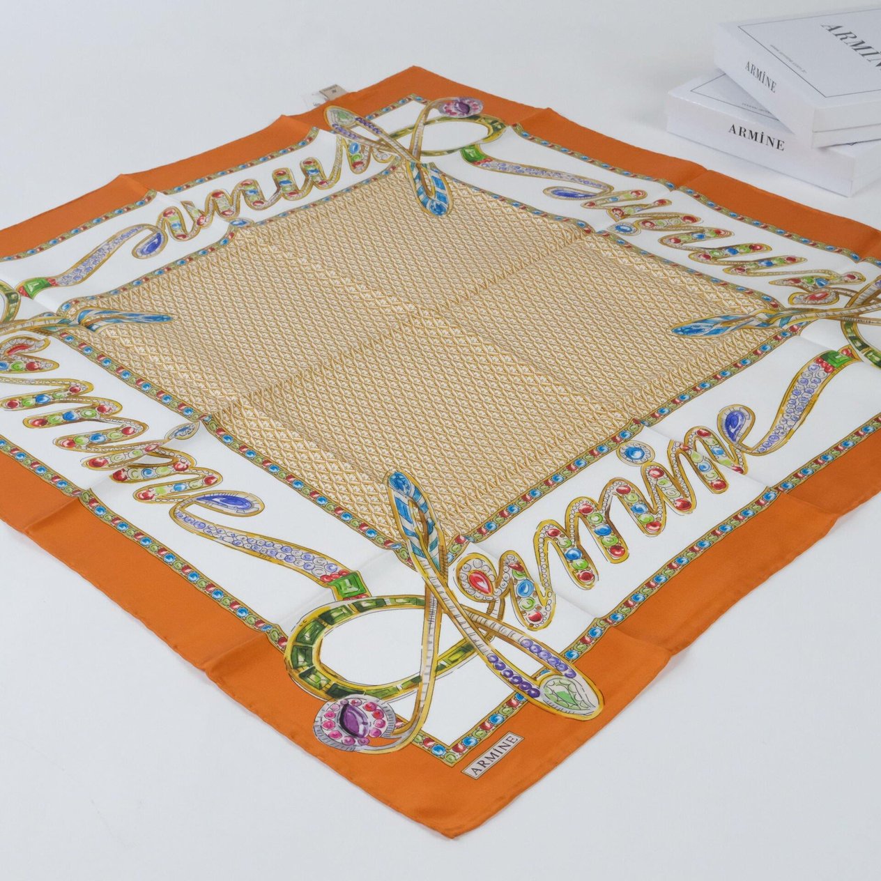 Armine % 100 İpek - Twill Eşarp