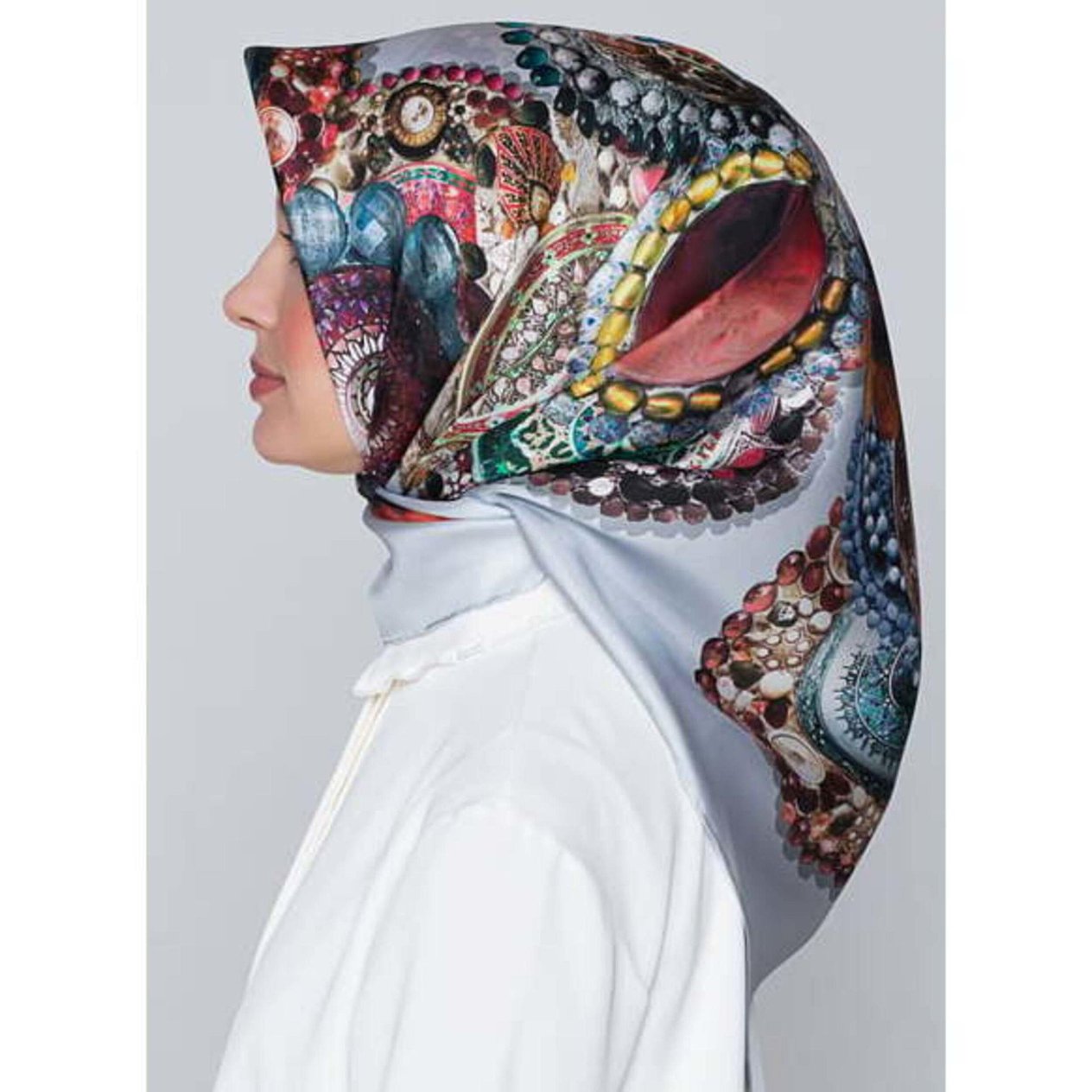 Armine % 100 İpek - Twill Eşarp