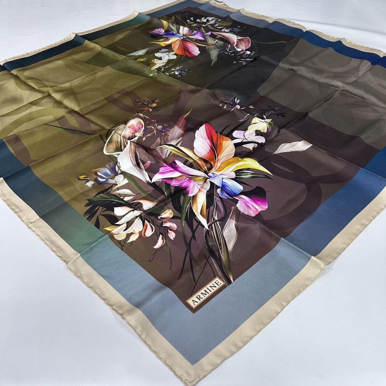 Armine % 100 İpek - Twill Eşarp