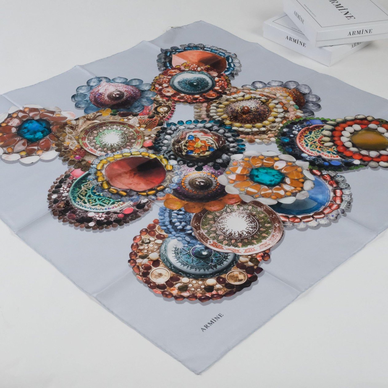 Armine % 100 İpek - Twill Eşarp