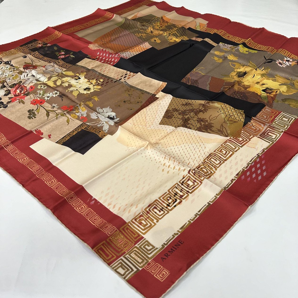 Armine % 100 İpek - Twill Eşarp