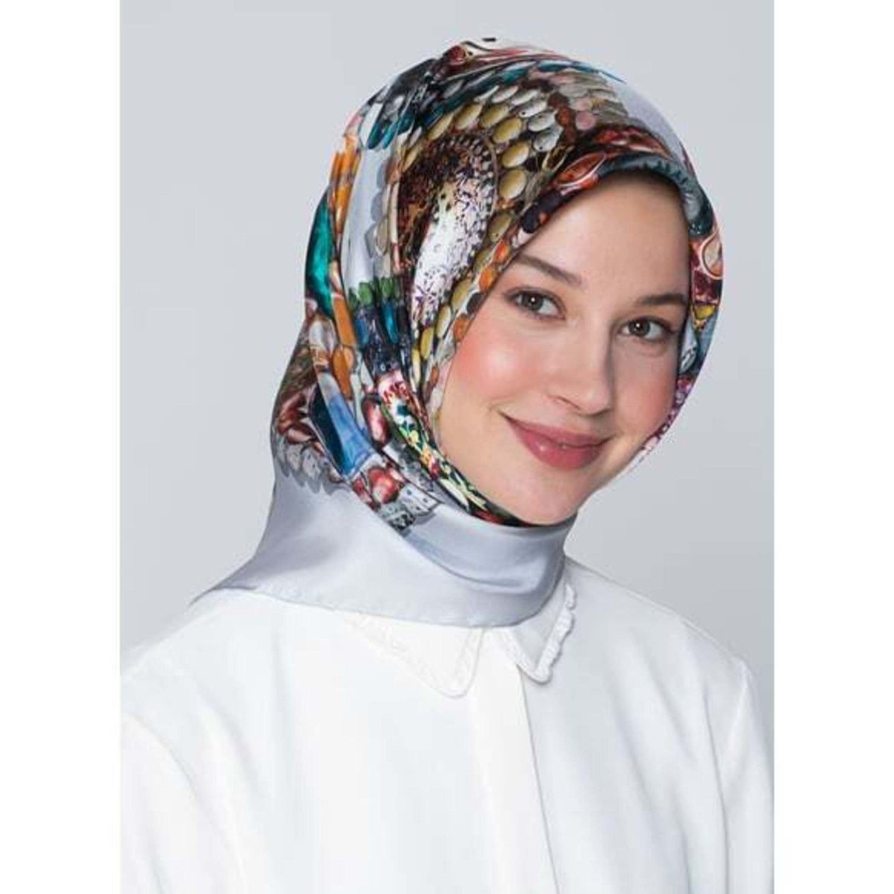 Armine % 100 İpek - Twill Eşarp