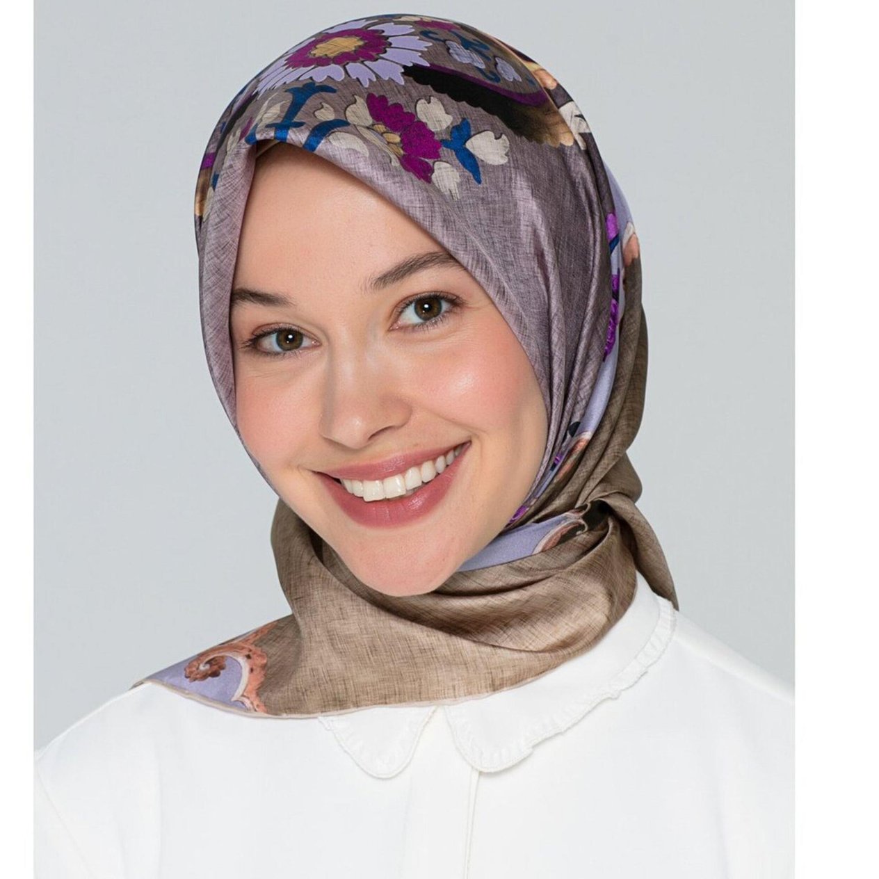 Armine % 100 İpek - Twill Eşarp