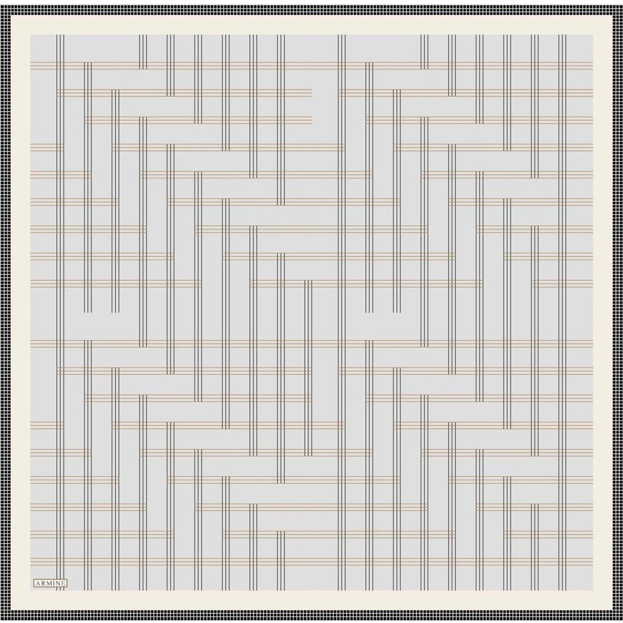 Armine Nostalji % 100 İpek - Twill Eşarp