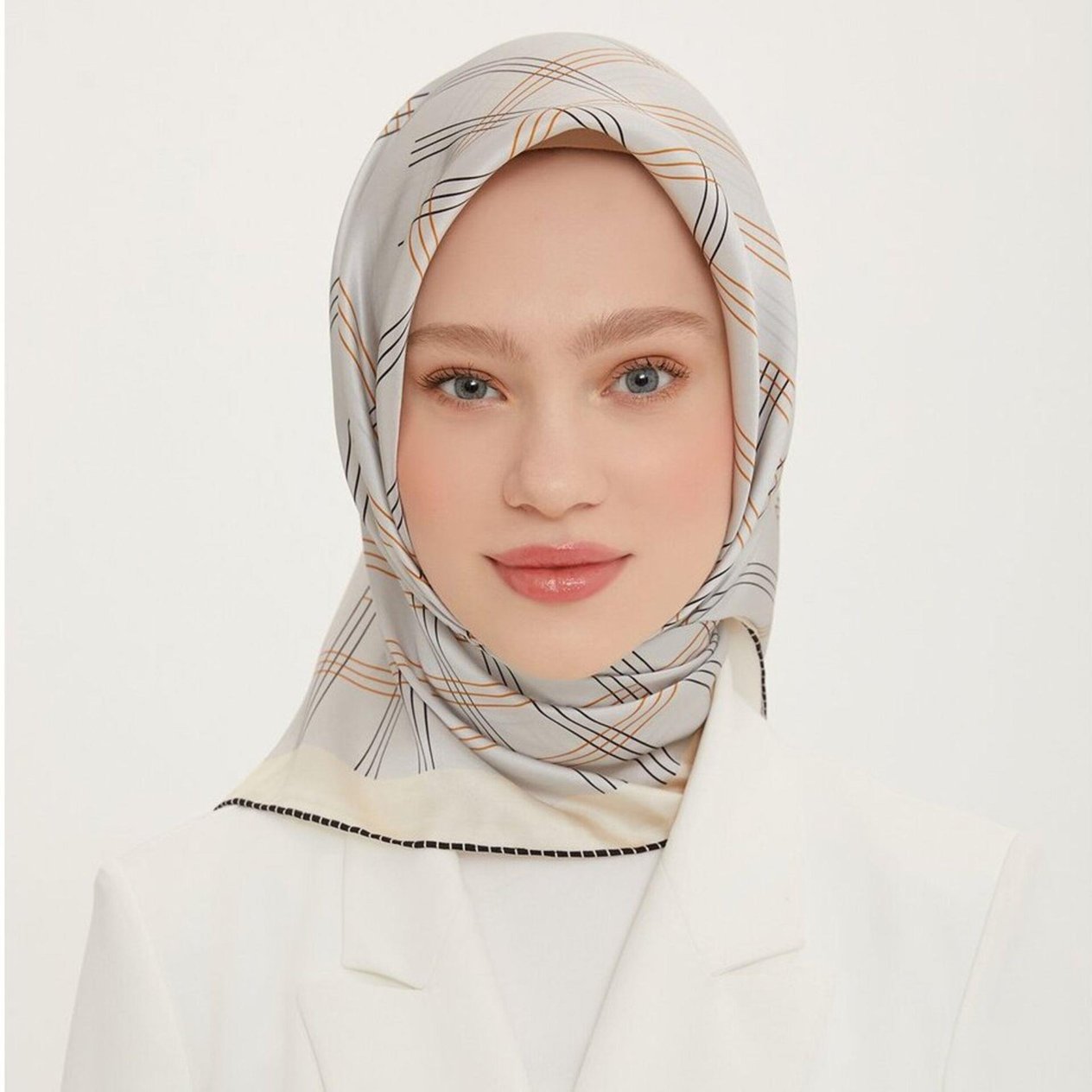 Armine Nostalji % 100 İpek - Twill Eşarp