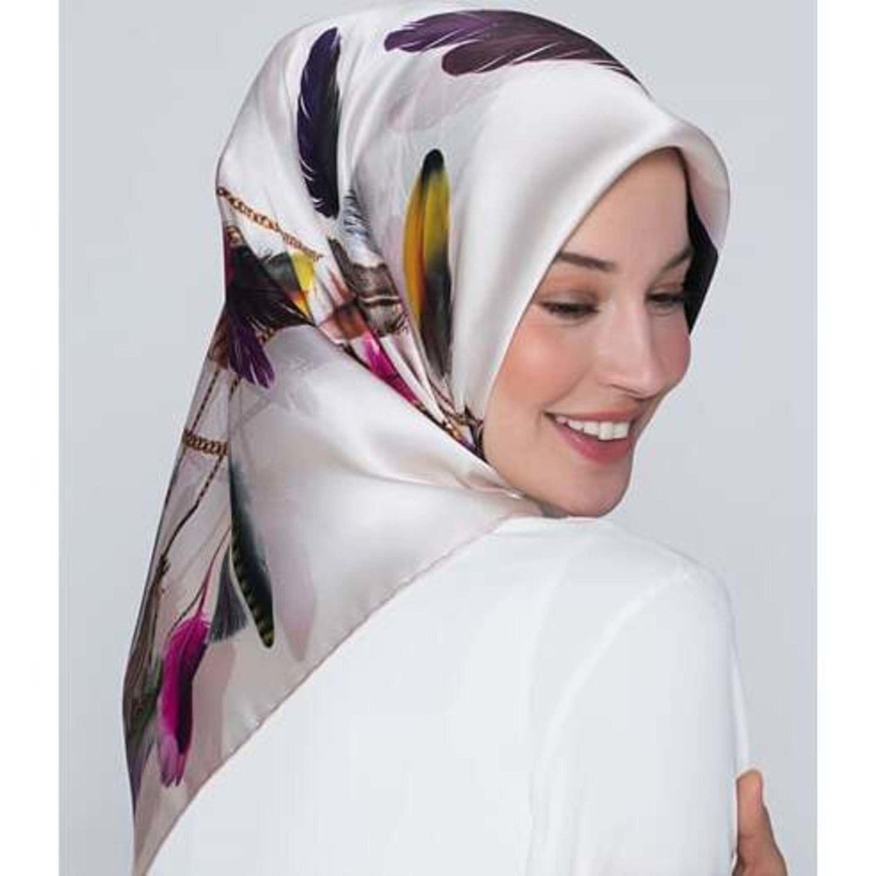 Armine Nostalji % 100 İpek - Twill Eşarp