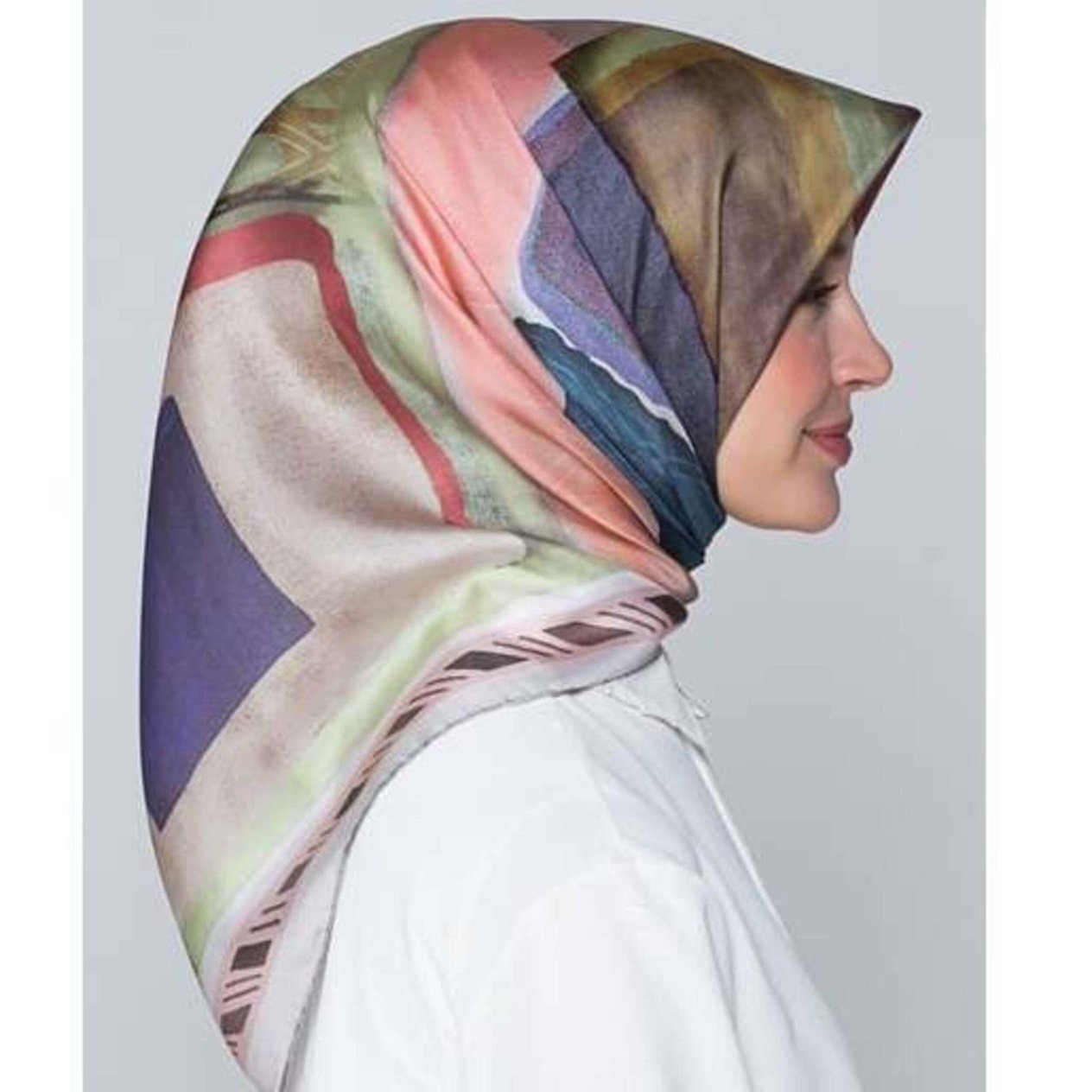 Armine Nostalji % 100 İpek - Twill Eşarp
