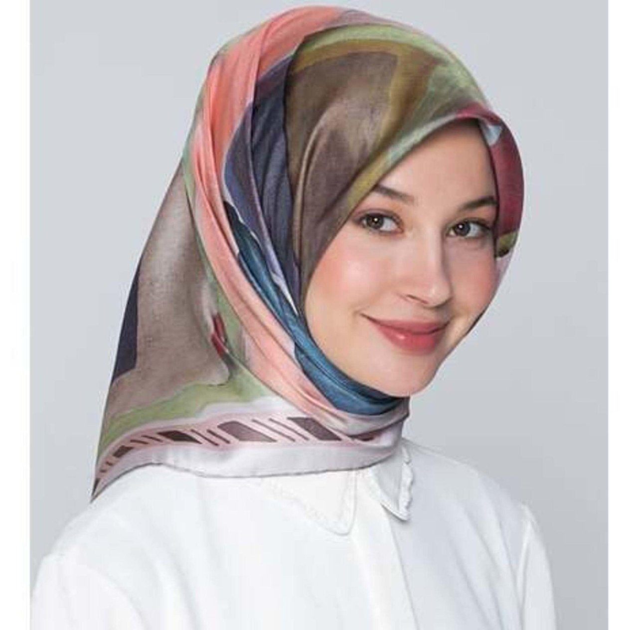 Armine Nostalji % 100 İpek - Twill Eşarp