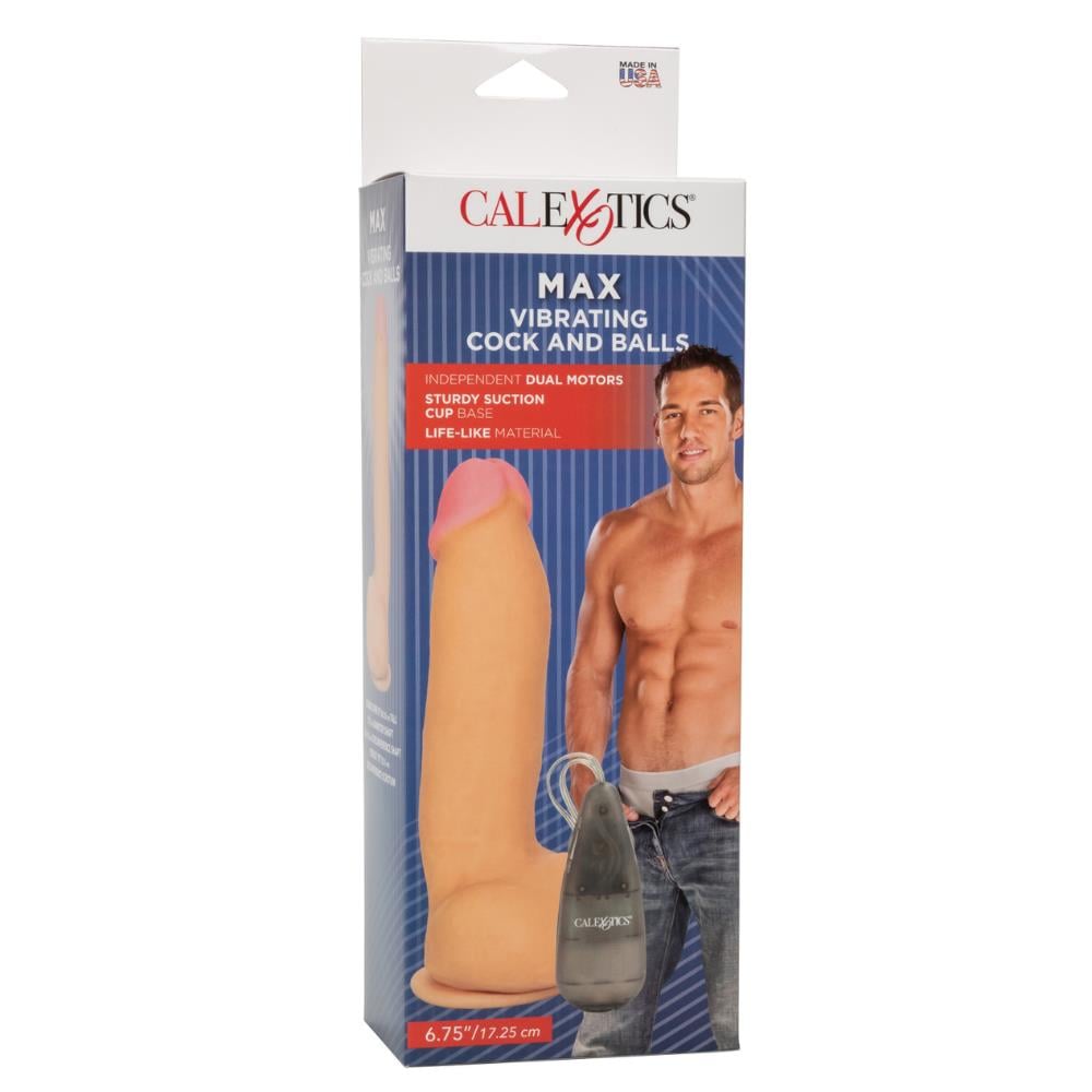 Calexotics Max Vibrating Cock 21 cm Titreşimli Amerikan Realistik Penis