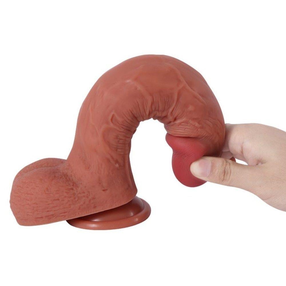 Dildo Series Spartacus Dual Layered Çift Katmanlı Gerçekci Penis 24 cm