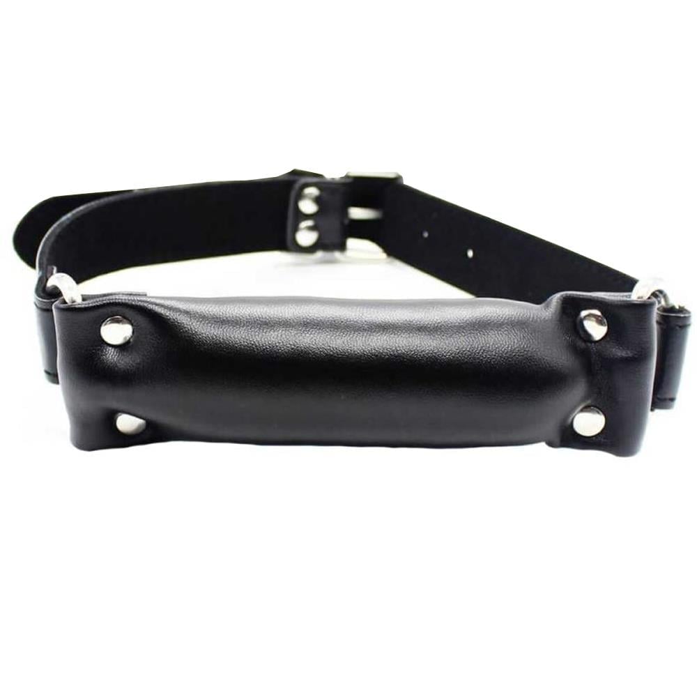 Erox Fetish Leather Pillow Padded Ağız Strapon Yastığı