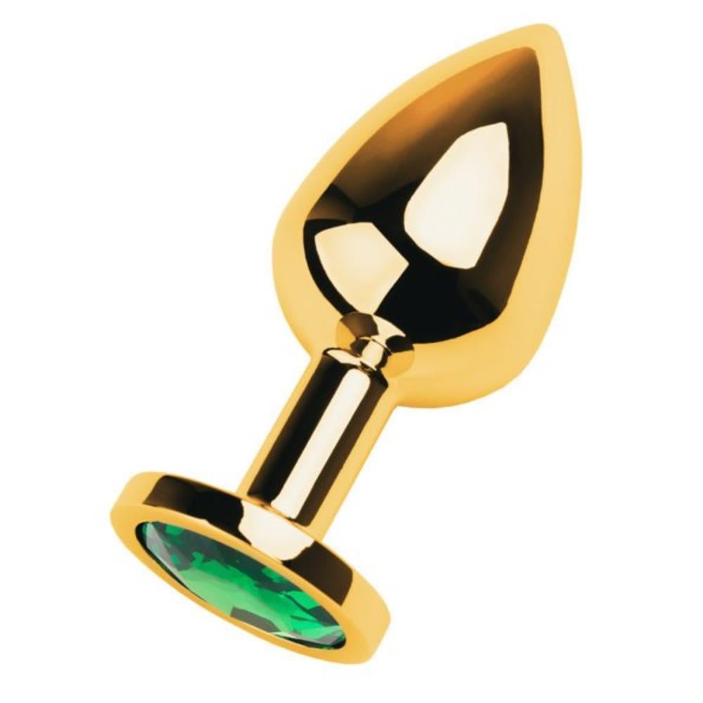 Erox My Steel Gold Large Pembe Kristal Taşlı Metal Anal Plug