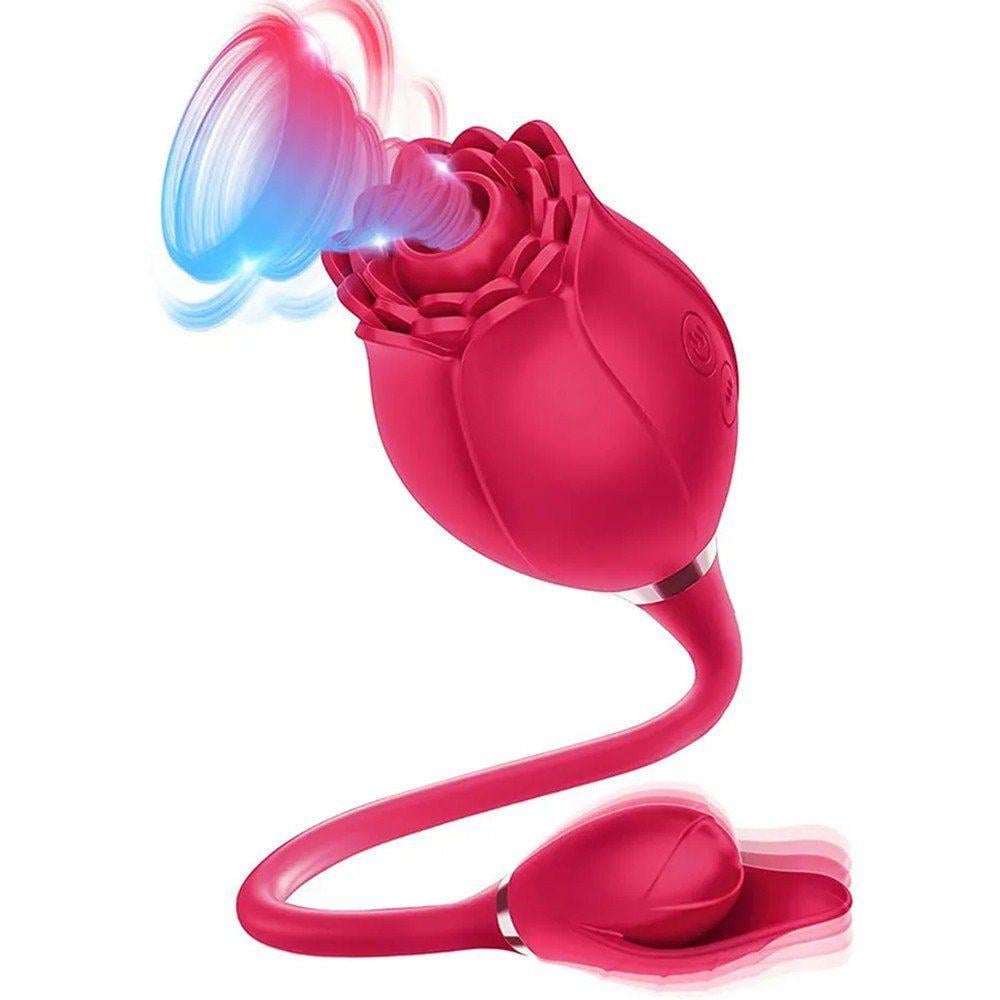 Erox Rose Klitoral Emiş Güçlü Gül Vibratör