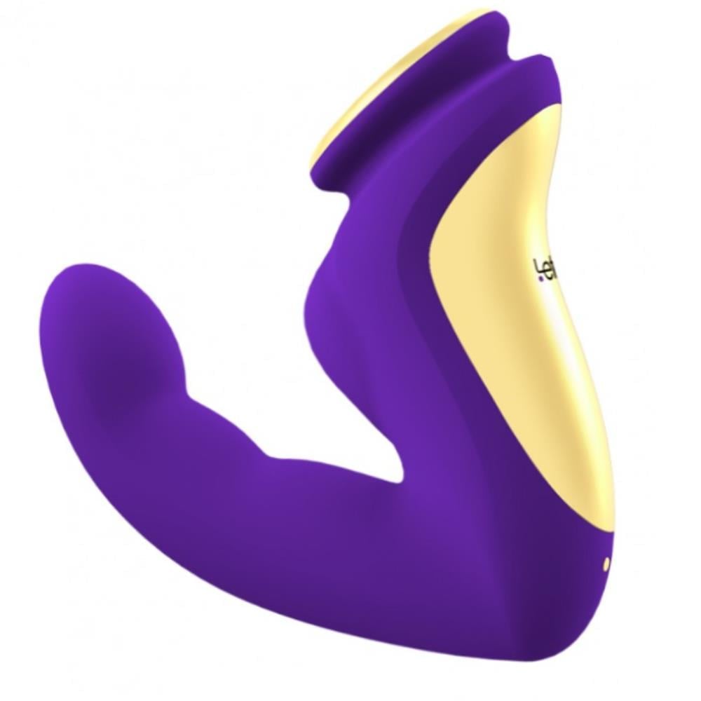 Leten Finger Isıtılabilir G-Spot Orgazm Vibratör-Purple