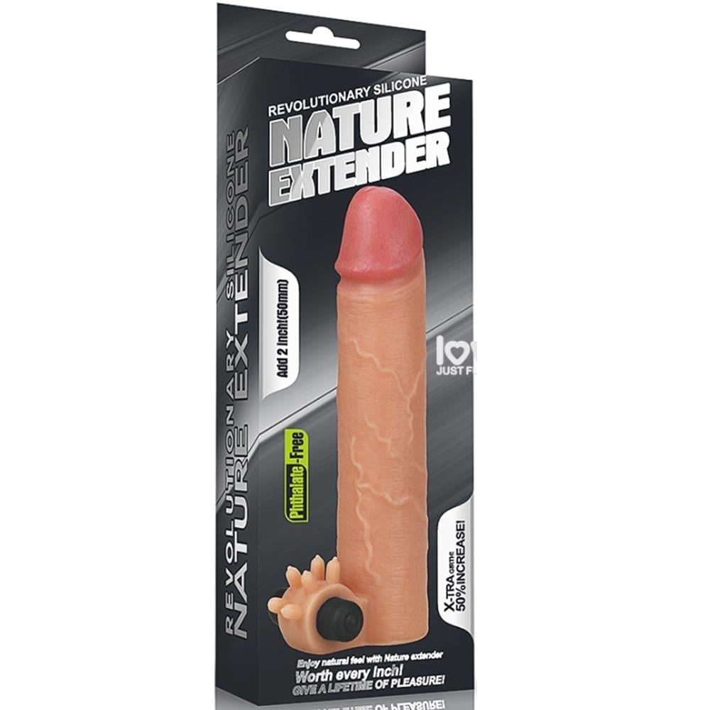 Lovetoy Nature Extender Klitoris Uyarıcı Et Doku Penis Kılıfı LV414101