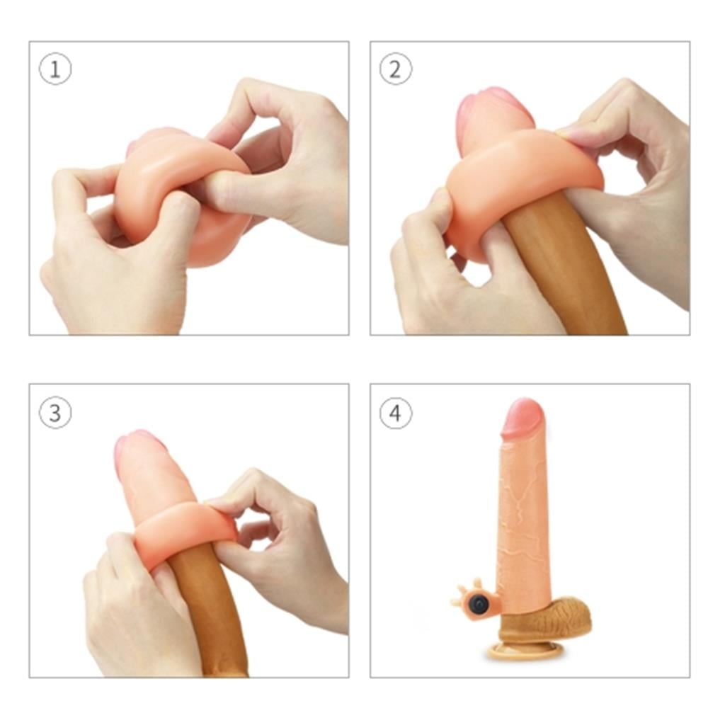 Lovetoy Nature Extender Klitoris Uyarıcı Et Doku Penis Kılıfı LV414101