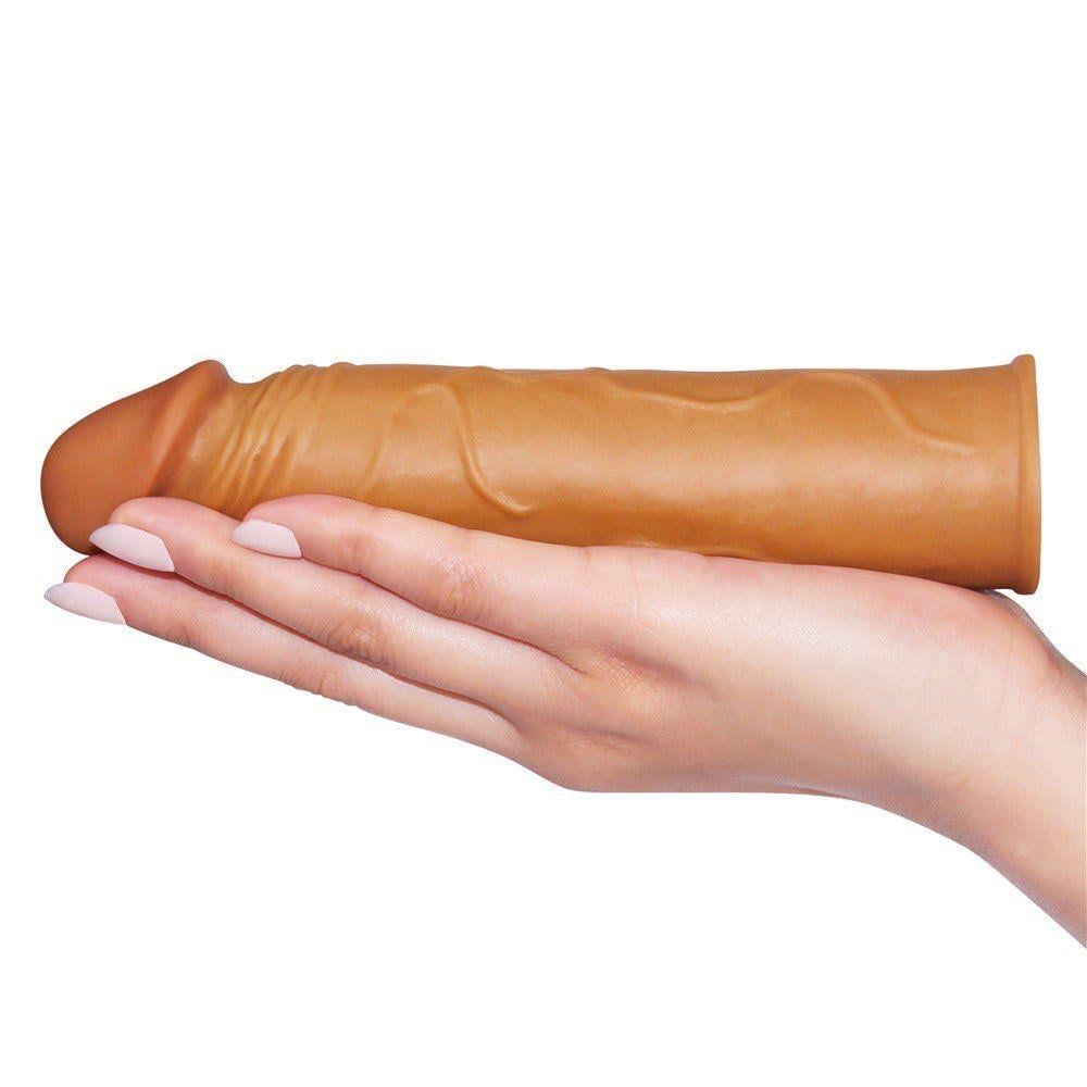 Lovetoy Pleasure X-Tender Melez Realistik Penis Kılıfı LV1050B