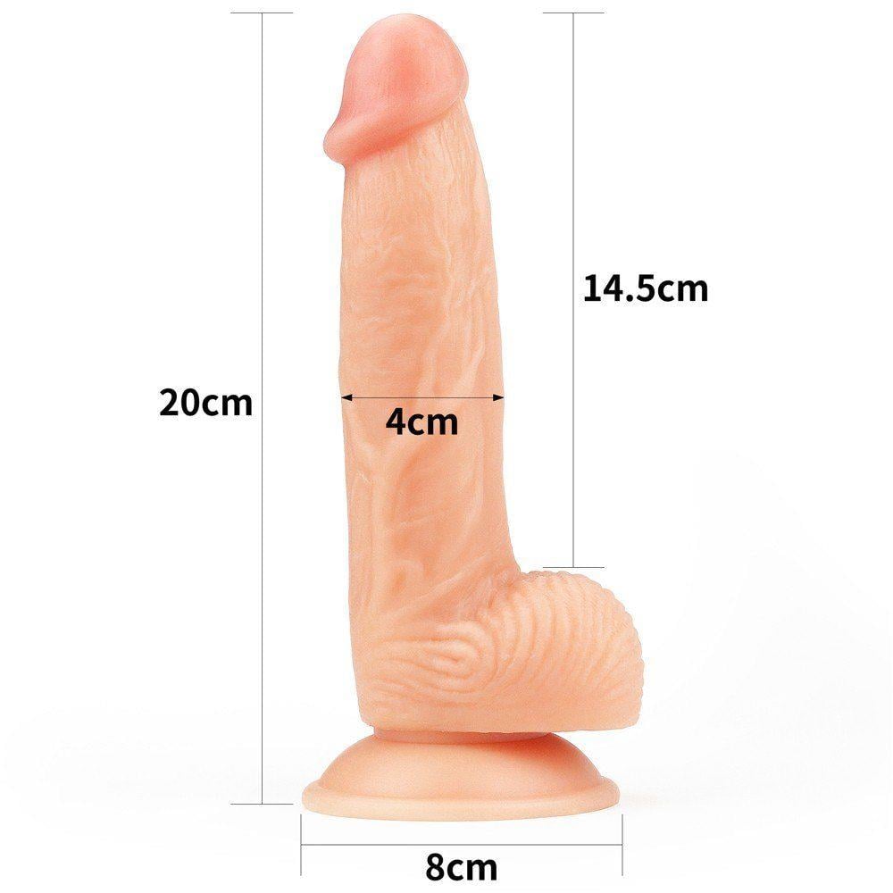 Lovetoy The Ultra Soft Dude Yumuşak Realistik Penis 20 cm LV1088