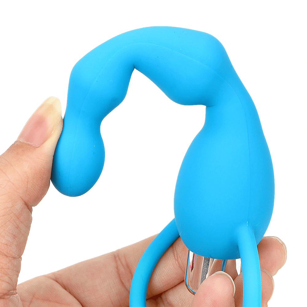 Luiluer Exovid Güçlü Titreşimli Kademeli Anal Vibratör Mavi