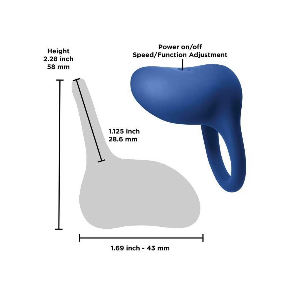 Ns Novelties İnya Regal Usb Şarjlı Klitoral Penis Halkası