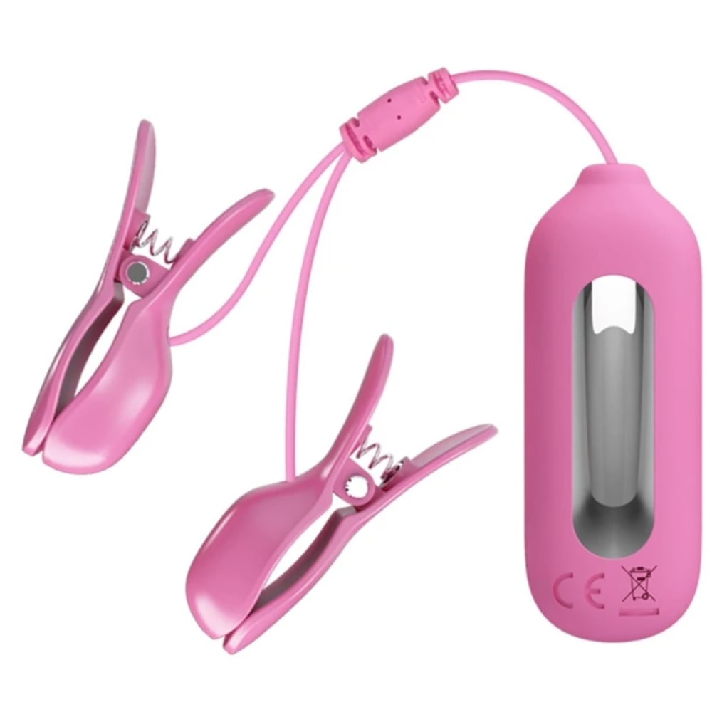 Pretty Love Romantic Wave II Titreşimli Elektro Şoklu Meme Ucu Vibratörü Pembe BI-014861