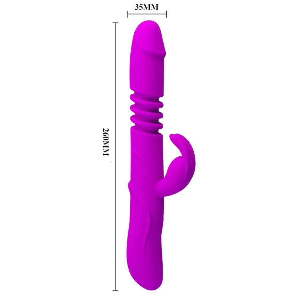 Pretty Love Ward İleri Geri ve Dönebilen Özellikli Rabbit Vibratör BI-014399