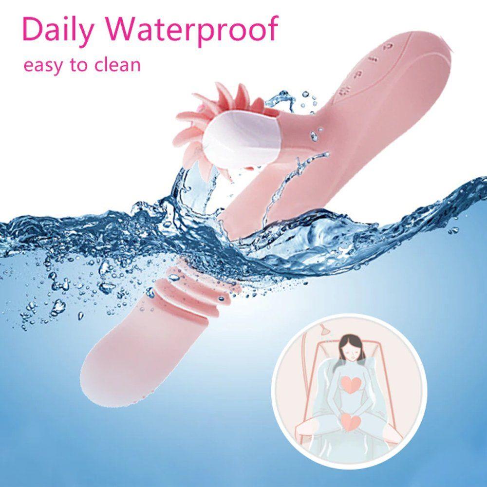 Sexual World Nuo Thrusting Isıtmalı ve İleri Geri Hareketli Rabbit Vibratör-Purple